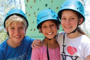 Rockclimbing on a December CRU Camp